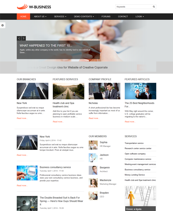 business business drupal themes