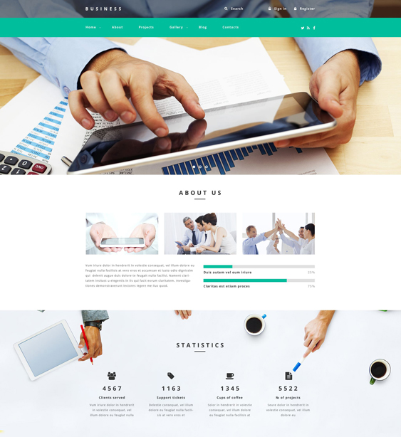 business drupal themes agency