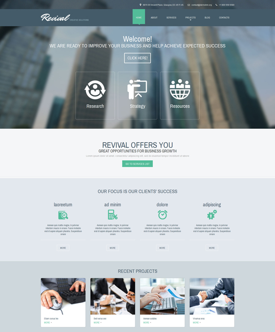 business drupal themes responsive