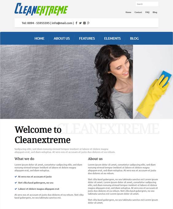 cleanextreme cleaning company wordpress themes