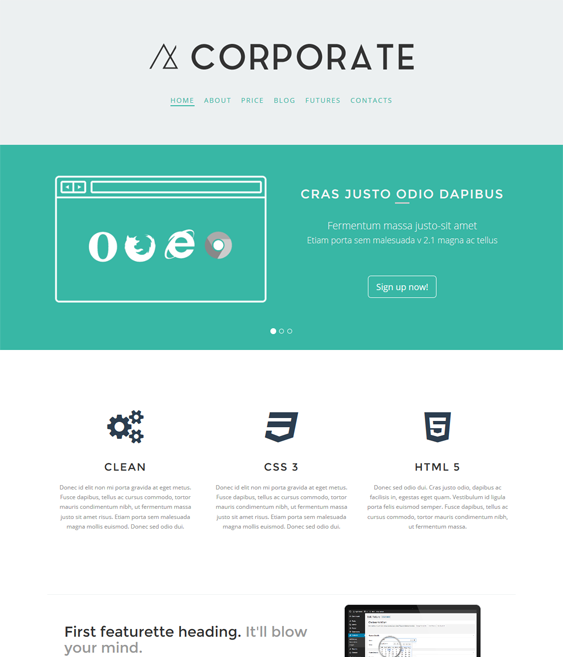 corporate business drupal themes