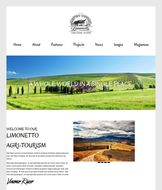 limonetto farms agriculture wordpress themes