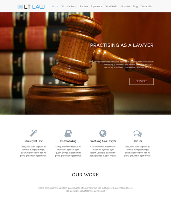wordpress themes lawyers law firms attorneys