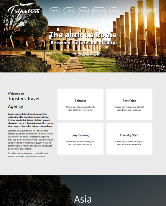 tripsters travel wordpress themes