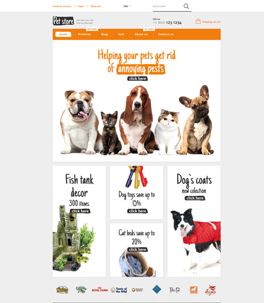 animals responsive shopify themes