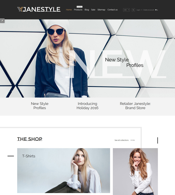 janestyle responsive shopify themes
