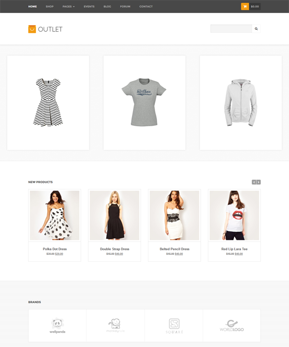 outlet woocommerce themes