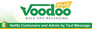 voodoo sms text messages shopify apps