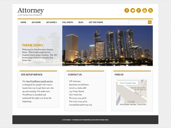 free lawyers attorneys wordpress themes