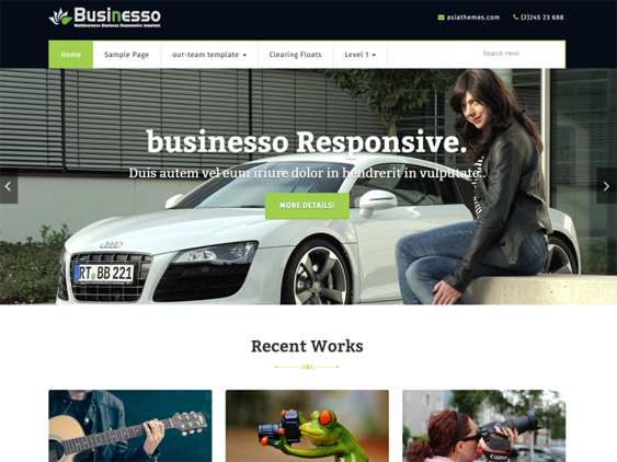 businesso free business wordpress themes