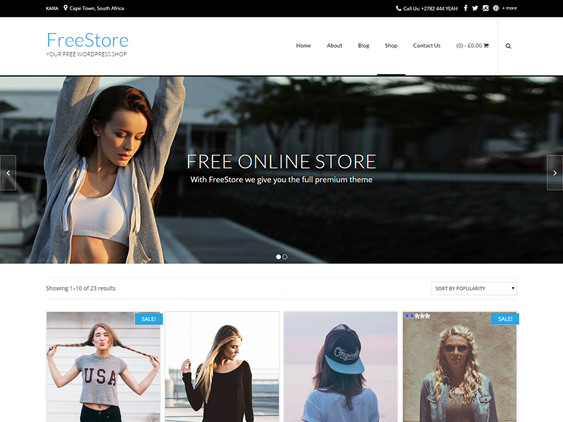 free store free woocommerce themes