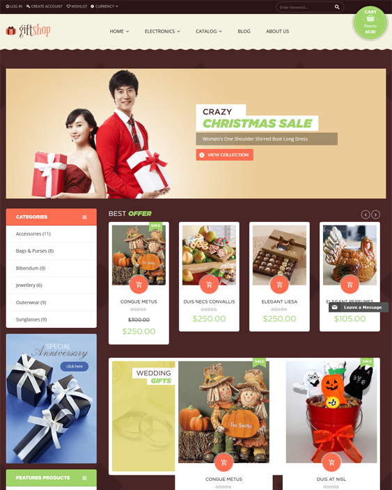 gift shop responsive shopify themes