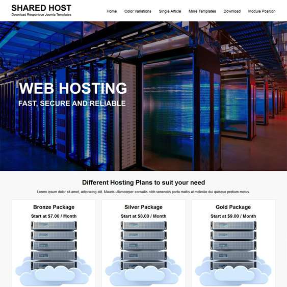 jsr host free web hosting joomla templates
