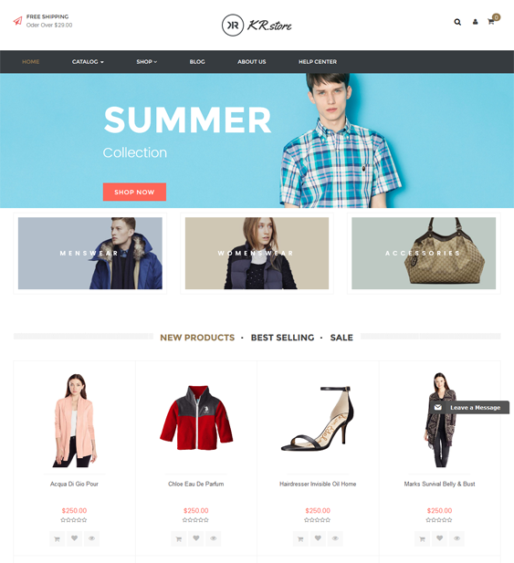krstore responsive shopify themes