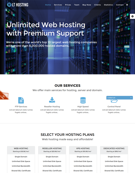 lt free web hosting joomla templates