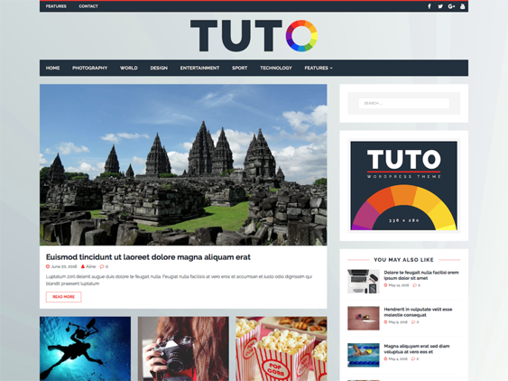 tuto free travel wordpress themes