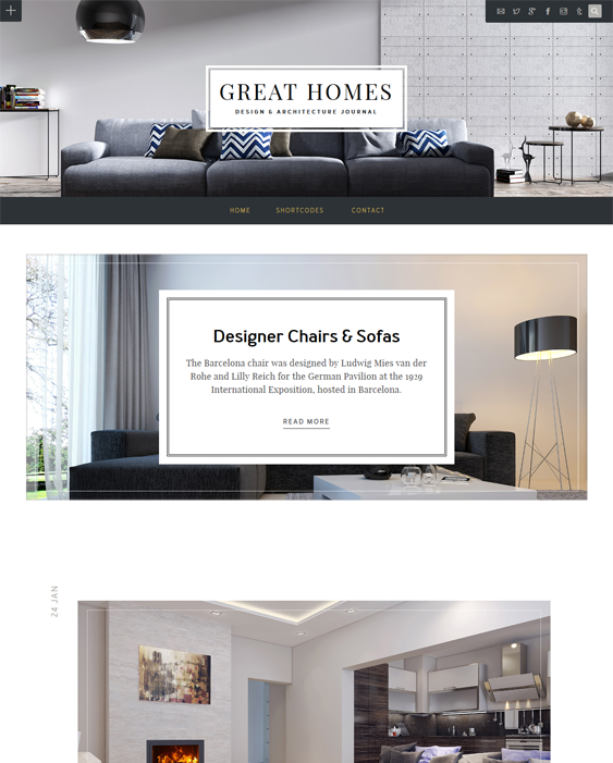 great homes architecture wordpress themes