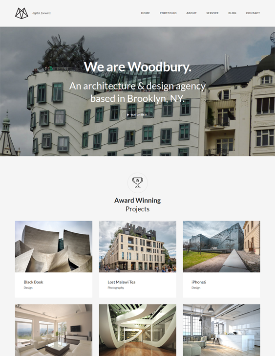 woodbury architecture wordpress themes