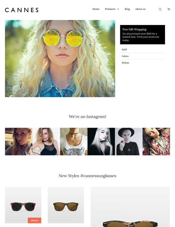 flow cannes responsive shopify themes