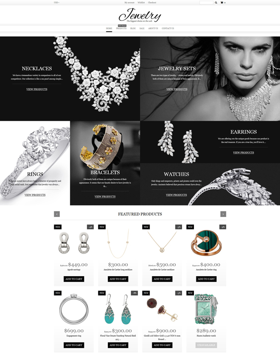 Jewelry responsive shopify themes