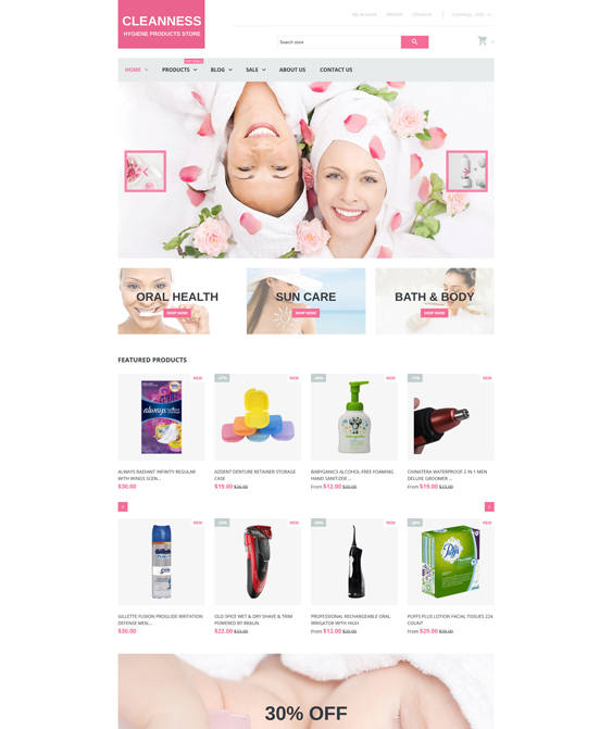 Spa Accessories cosmetics beauty products shopify themes