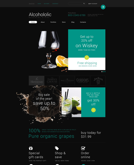 food drink woocommerce themes