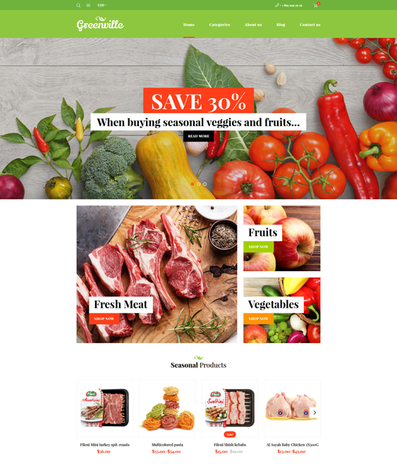 greenville food drink woocommerce themes