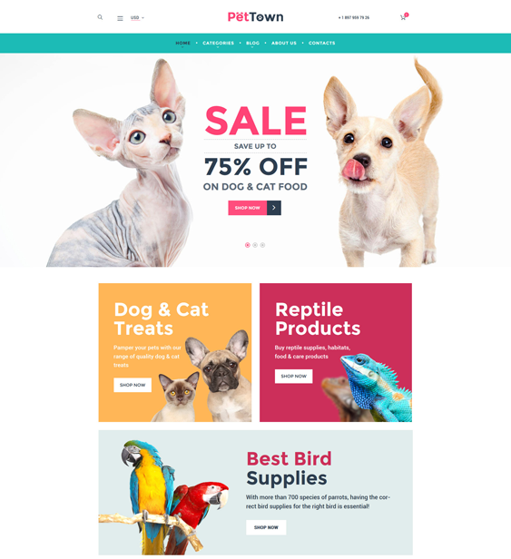 pet woocommerce themes town