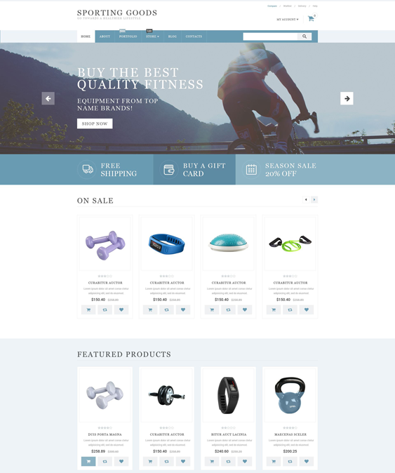 sporting sports woocommerce themes