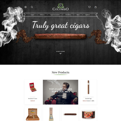 Colombo (PrestaShop theme for tobacco, cigar, and e-cigarette stores) Item Picture