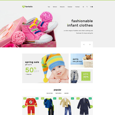 Infantello (PrestaShop theme for selling clothing for kids, children, and babies) Item Picture
