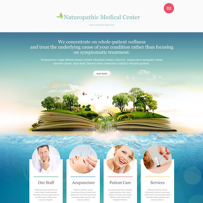 Medical Responsive Website Template (medical Bootstrap website template) Item Picture