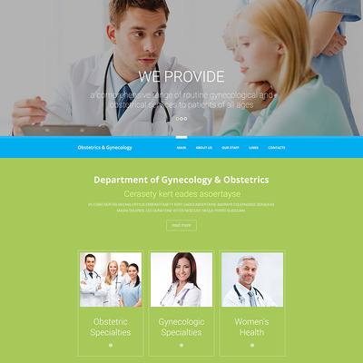 Medical Responsive Website Template (medical Bootstrap website template) Item Picture