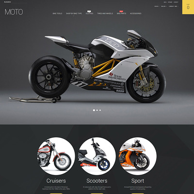 Moto PrestaShop Theme (PrestaShop theme for car, vehicle, and automotive stores) Item Picture