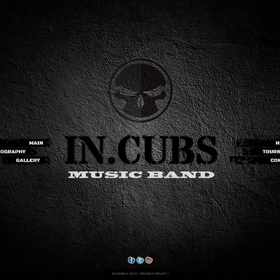 Music Band Website Template (Bootstrap template for music websites) Item Picture