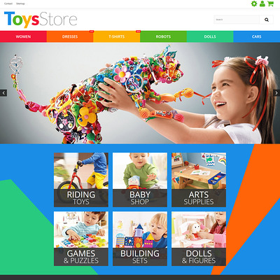 Toys Store PrestaShop Theme (PrestaShop theme for toy stores) Item Picture