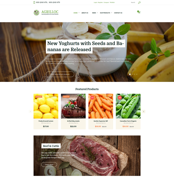 agrilloc farm agriculture websites wordpress themes