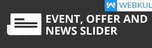 event offer news slider shopify apps plugins