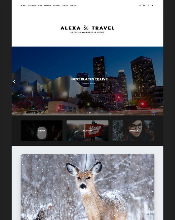 alexa travel wordpress themes