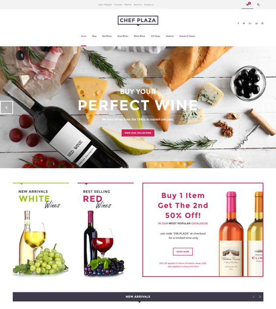 woocommerce themes food drink stores