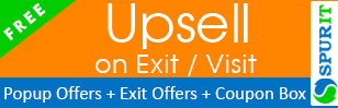 upsell on exit visit exit offers shopify apps