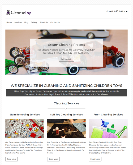 cleanse toy cleaning maid wordpress themes