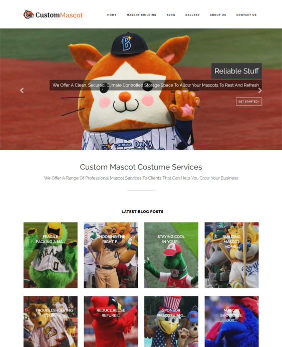 custommascot sports wordpress themes