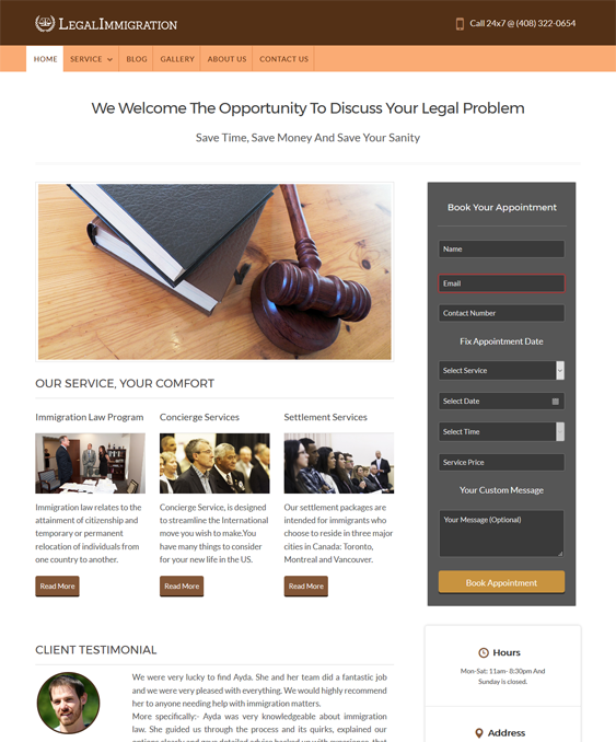legalimmigation wordpress themes lawyers attorneys legal