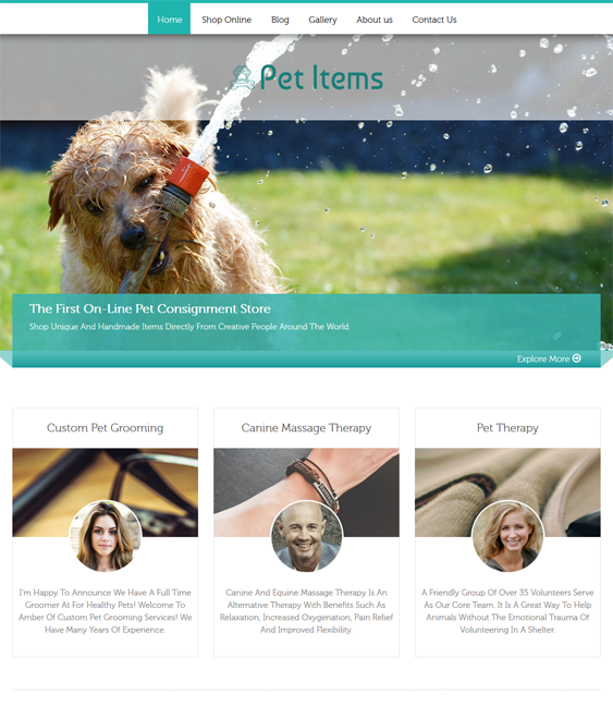 pet items pets wordpress themes