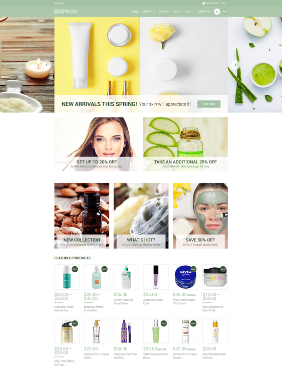 cosmetics beauty products shopify themes