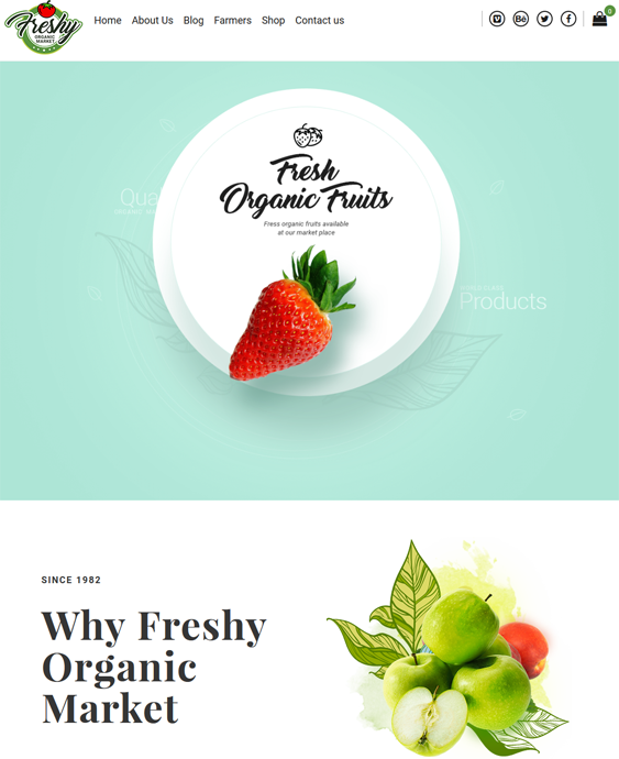 freshy food drink wordpress themes