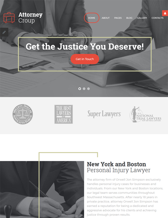 law firm lawyers attorneys joomla templates
