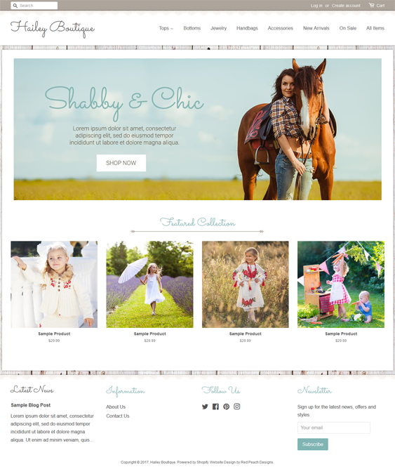 hailey fashion shopify themes clothing stores