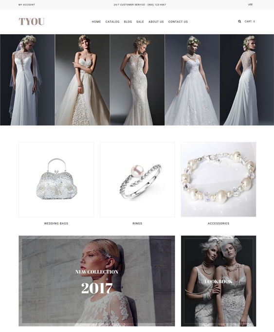 wedding fashion shopify themes clothing stores